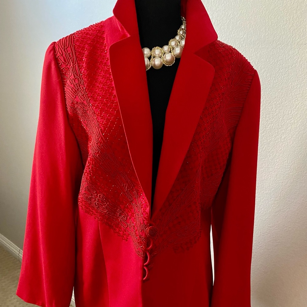 Chantelle Red Blazer L